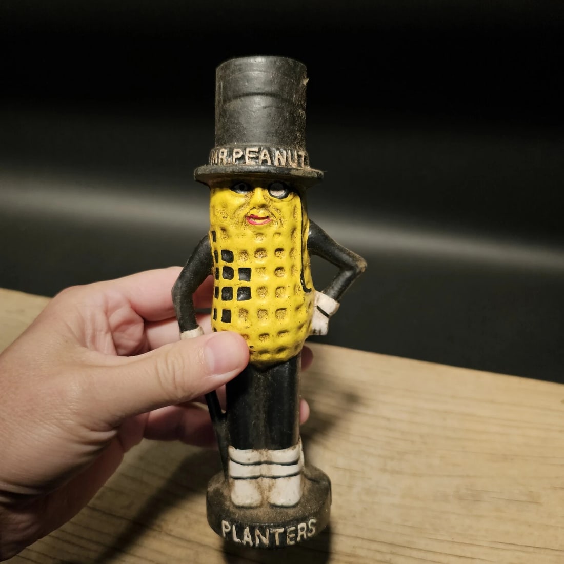 Cast Iron Peanut Coin Bank - 5