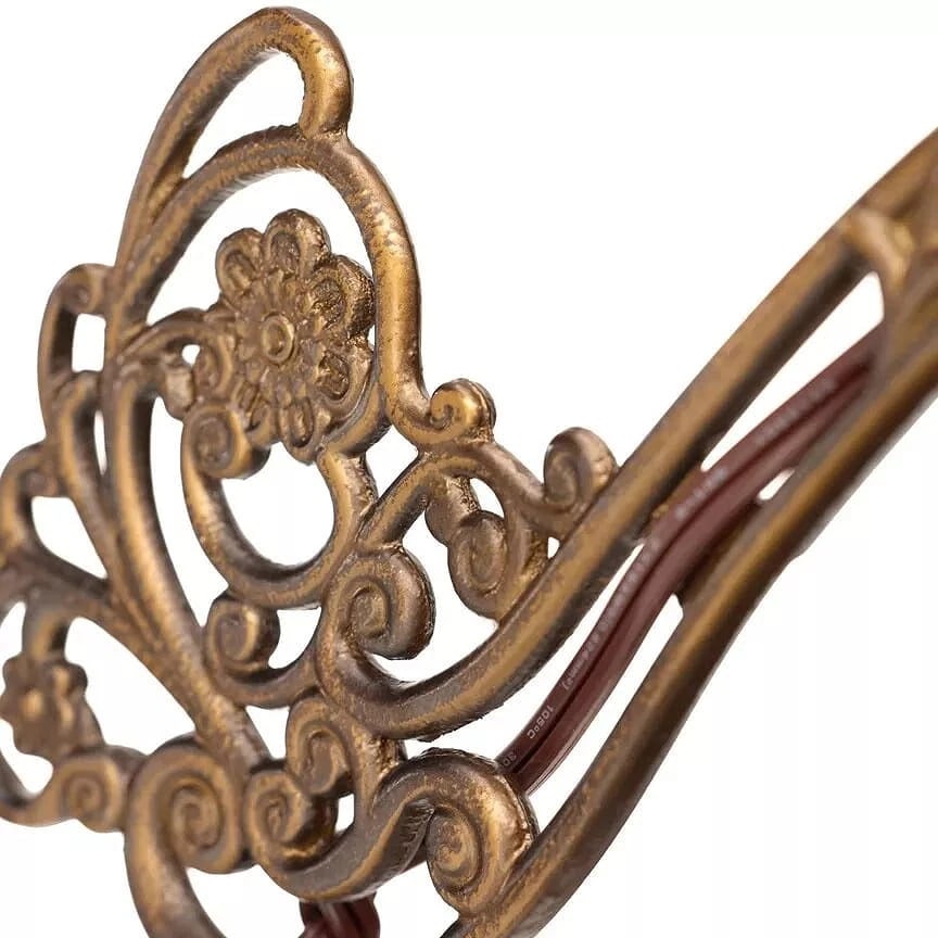 French Stained Glass Reading Floor Lamp - 10