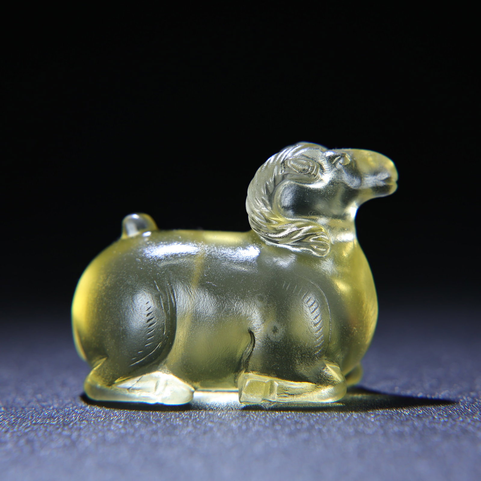 Yellow Crystal Statue - Sheep: Title: Yellow Crystal Statue - Sheep Origin: Chinese Date/Period: After2000 Materials: Crystal Dimensions: Reserve: $788.00 Shipping: Domestic: Shipping rates are determined by destination Inter