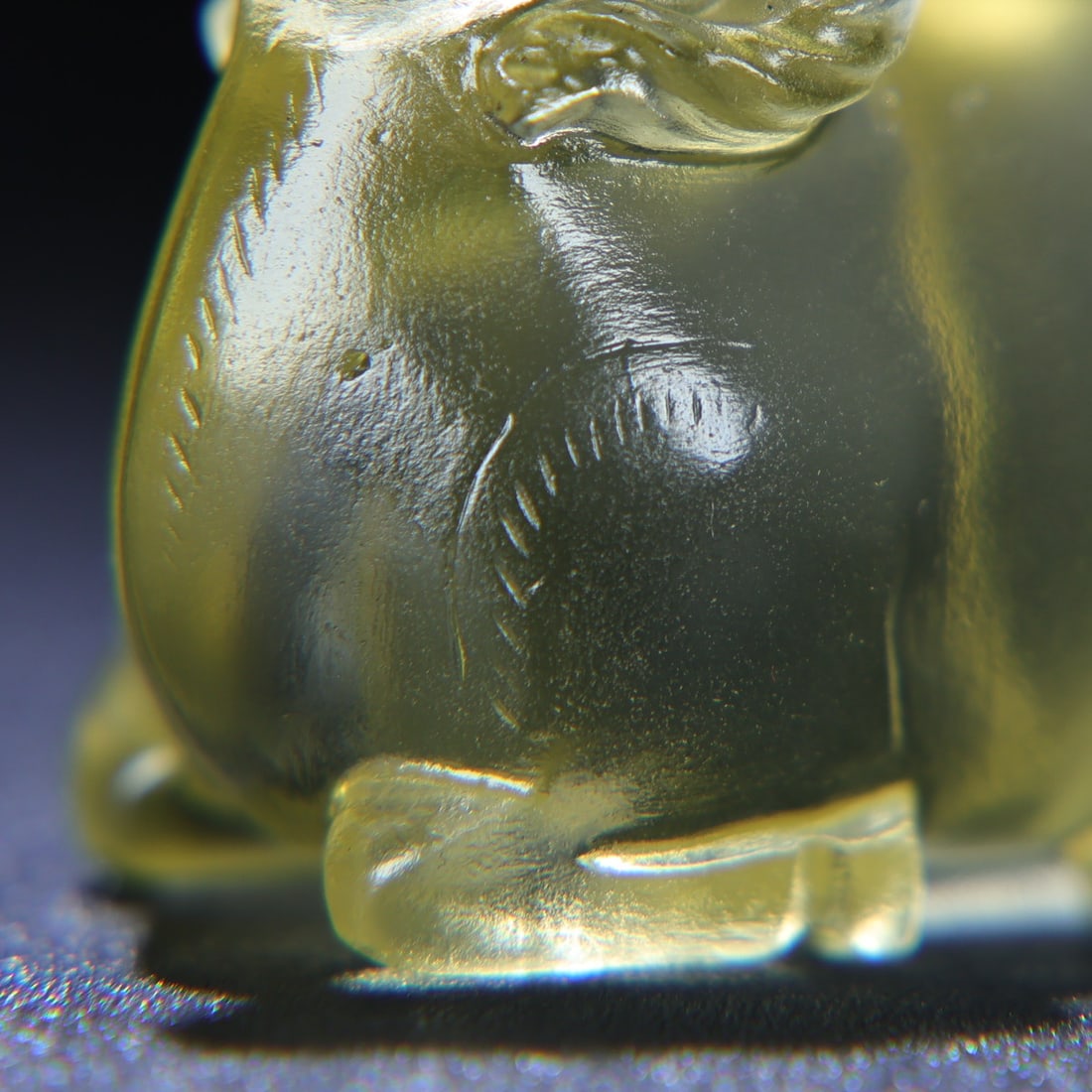Yellow Crystal Statue - Sheep - 3