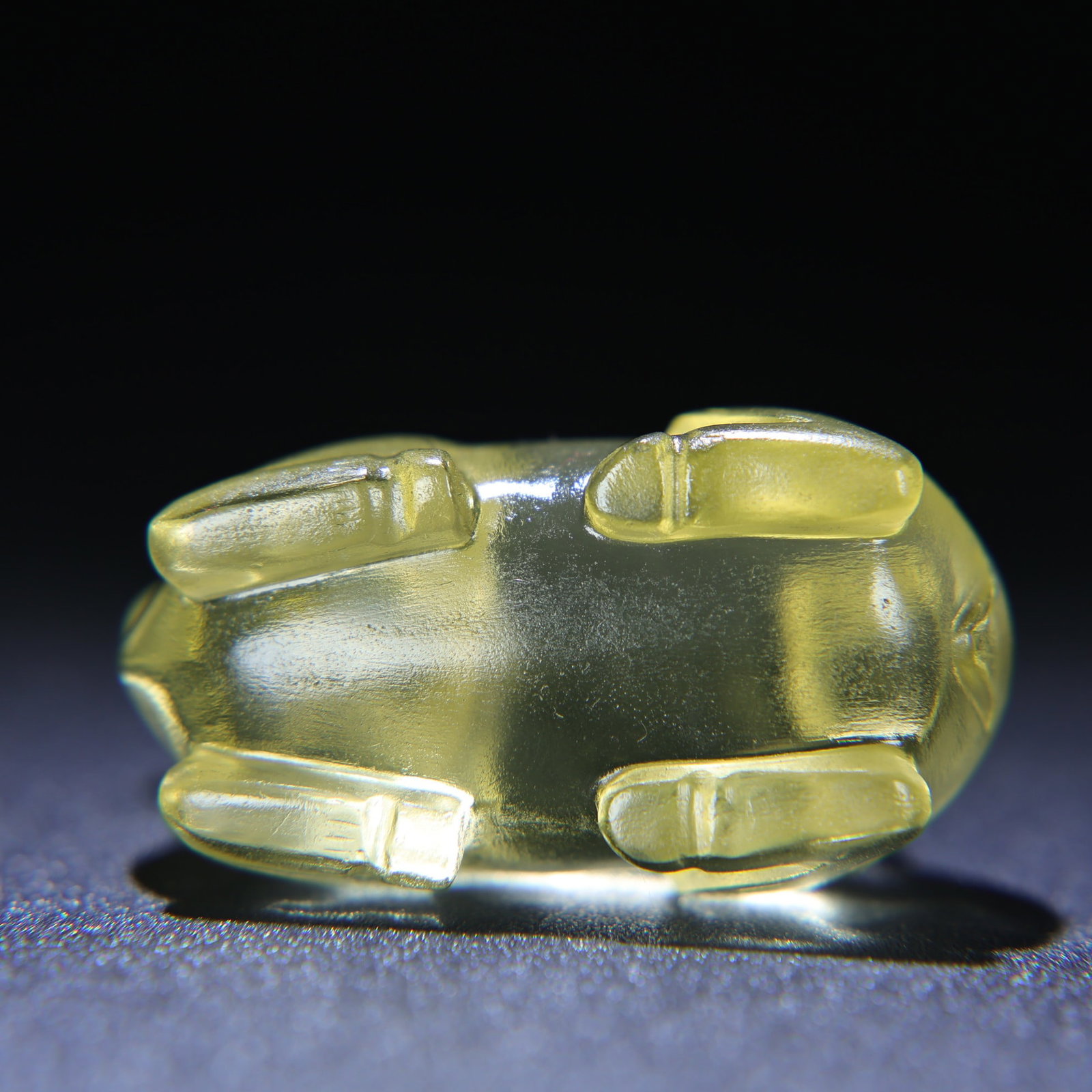 Yellow Crystal Statue - Sheep - 4