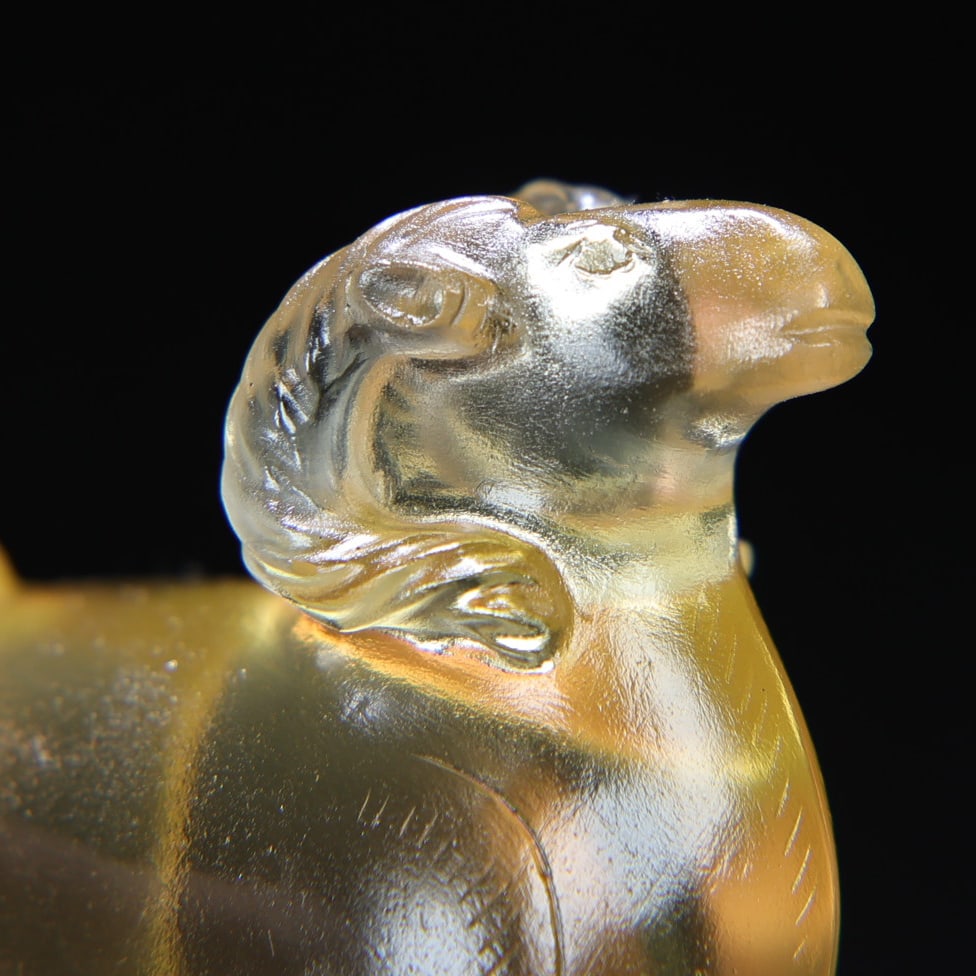 Yellow Crystal Statue - Sheep - 7