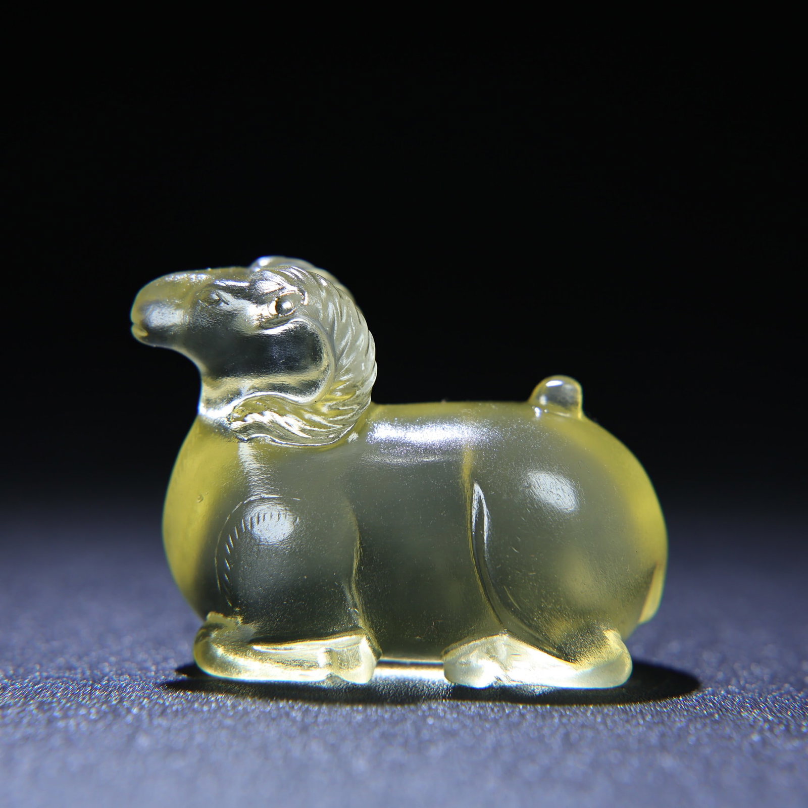 Yellow Crystal Statue - Sheep - 8