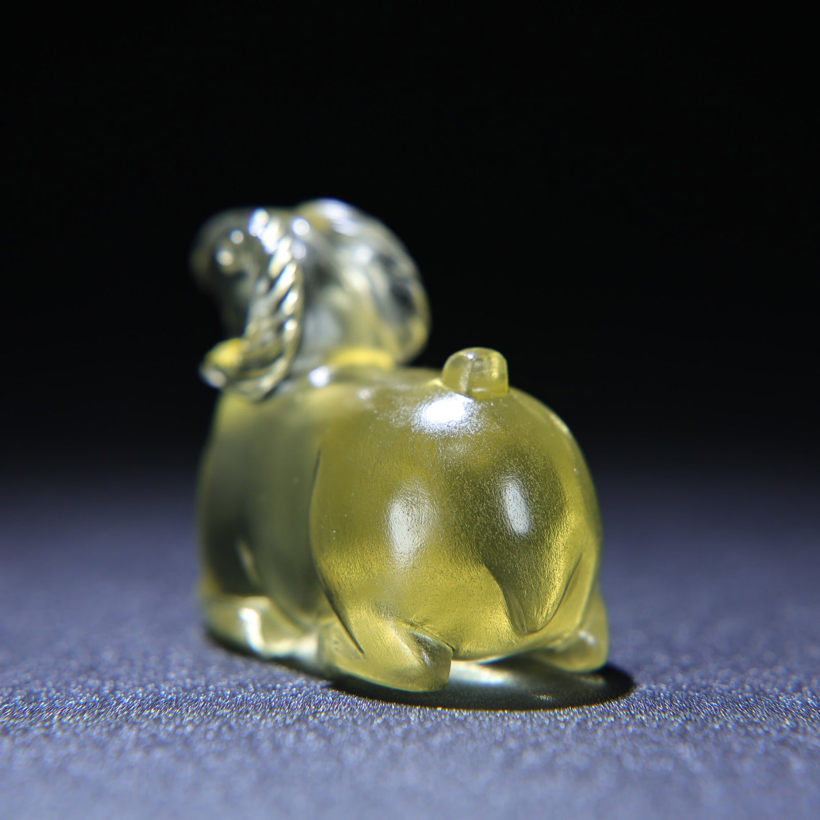 Yellow Crystal Statue - Sheep - 9