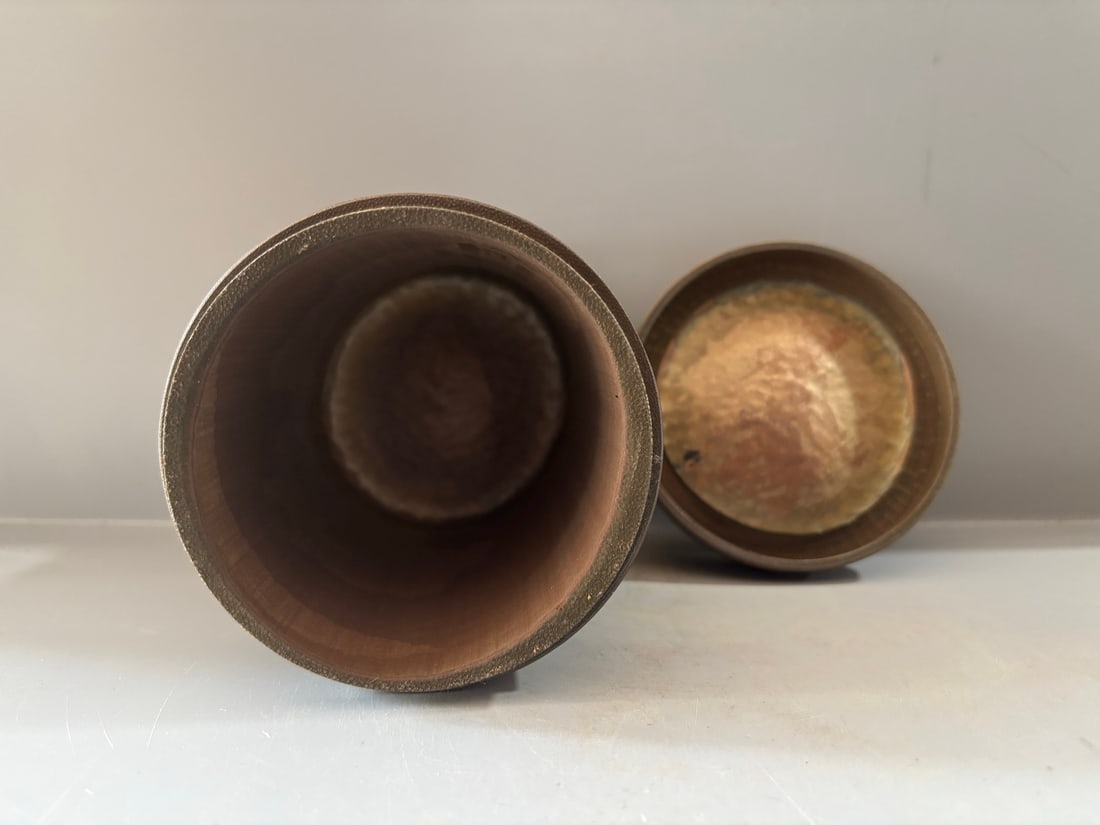 Openwork Bamboo Brush Pot - 10
