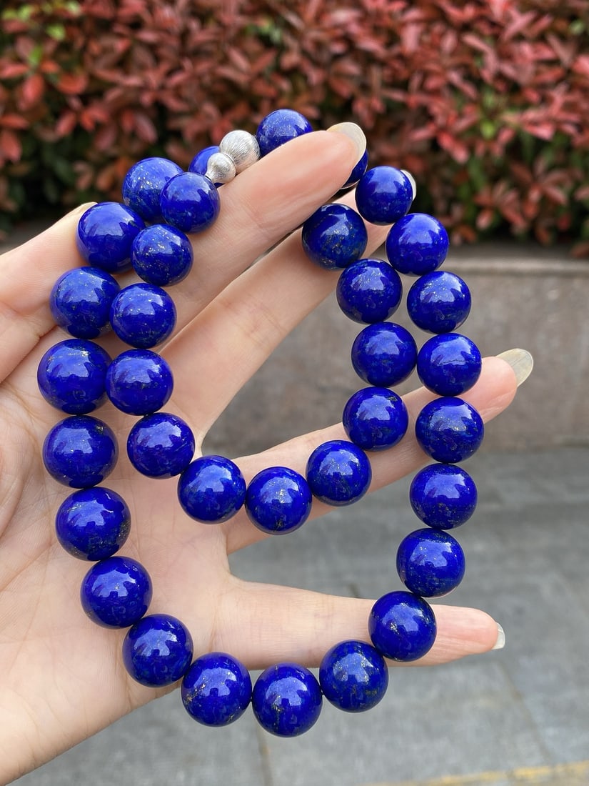 Natural Lapis Lazuli Beads Necklace - 3