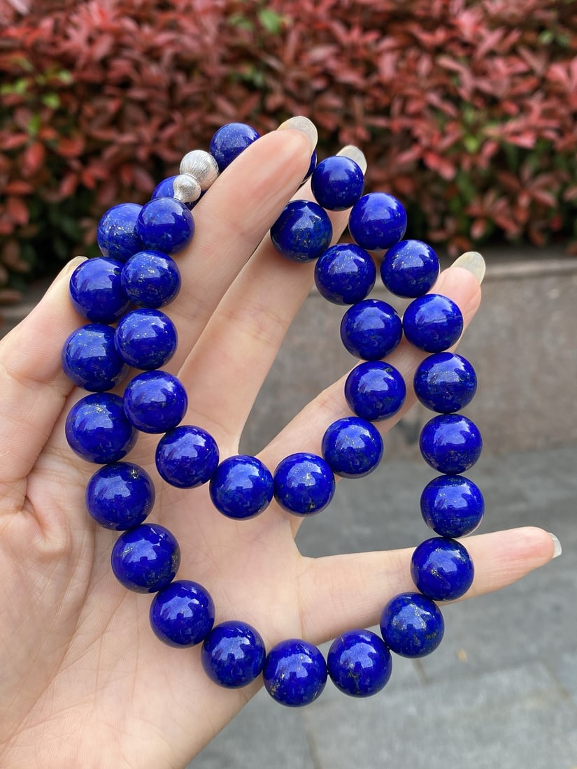 Natural Lapis Lazuli Beads Necklace - 4