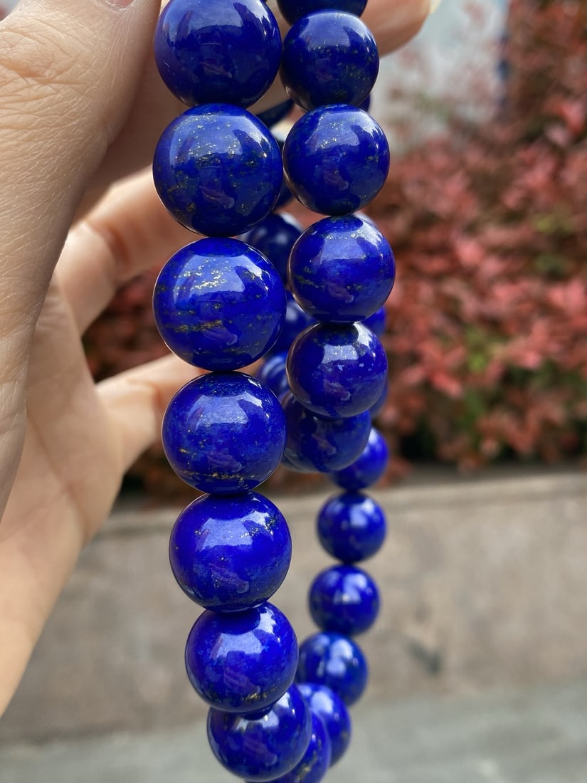 Natural Lapis Lazuli Beads Necklace - 5