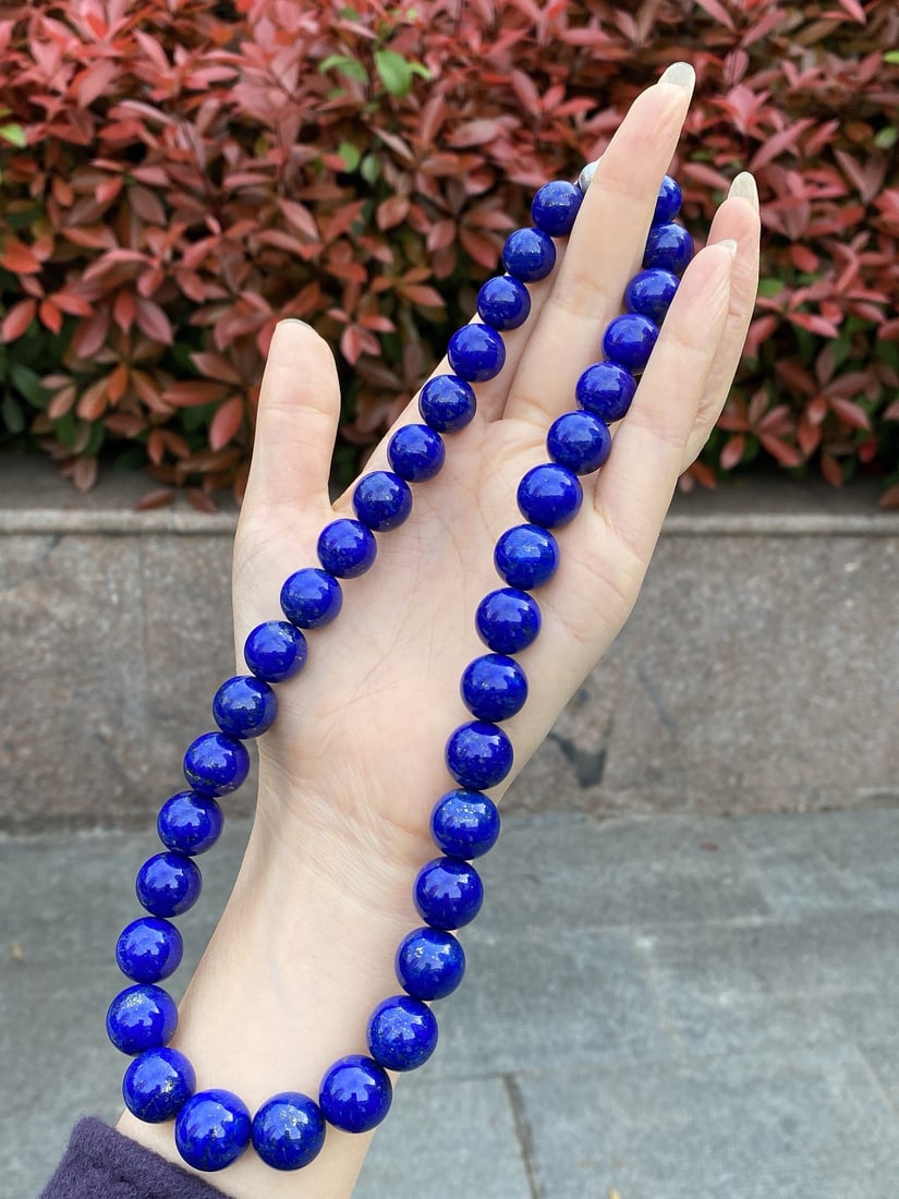 Natural Lapis Lazuli Beads Necklace - 6