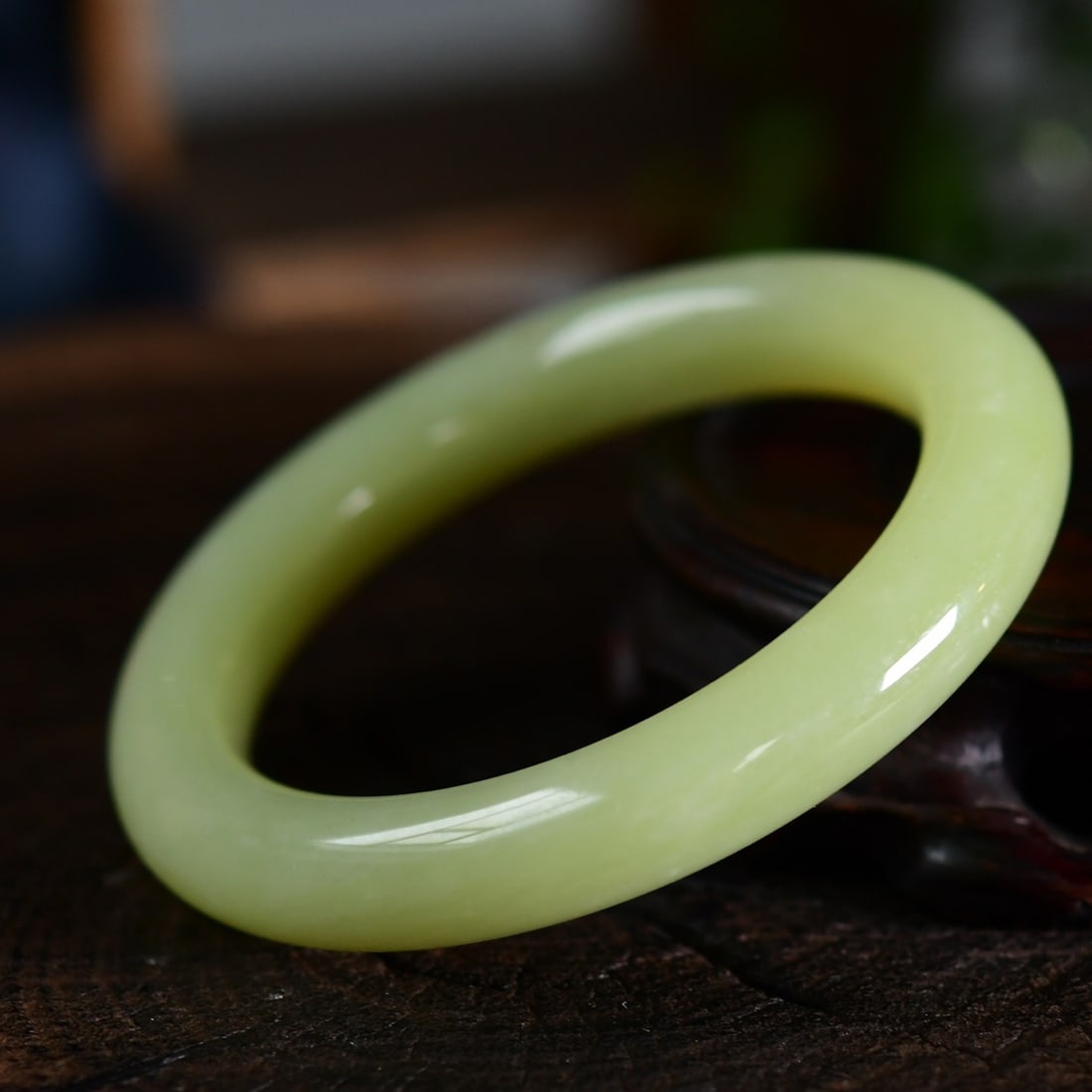 Inside Diameter 60.3mm Hetian Jade Bracelet - 2