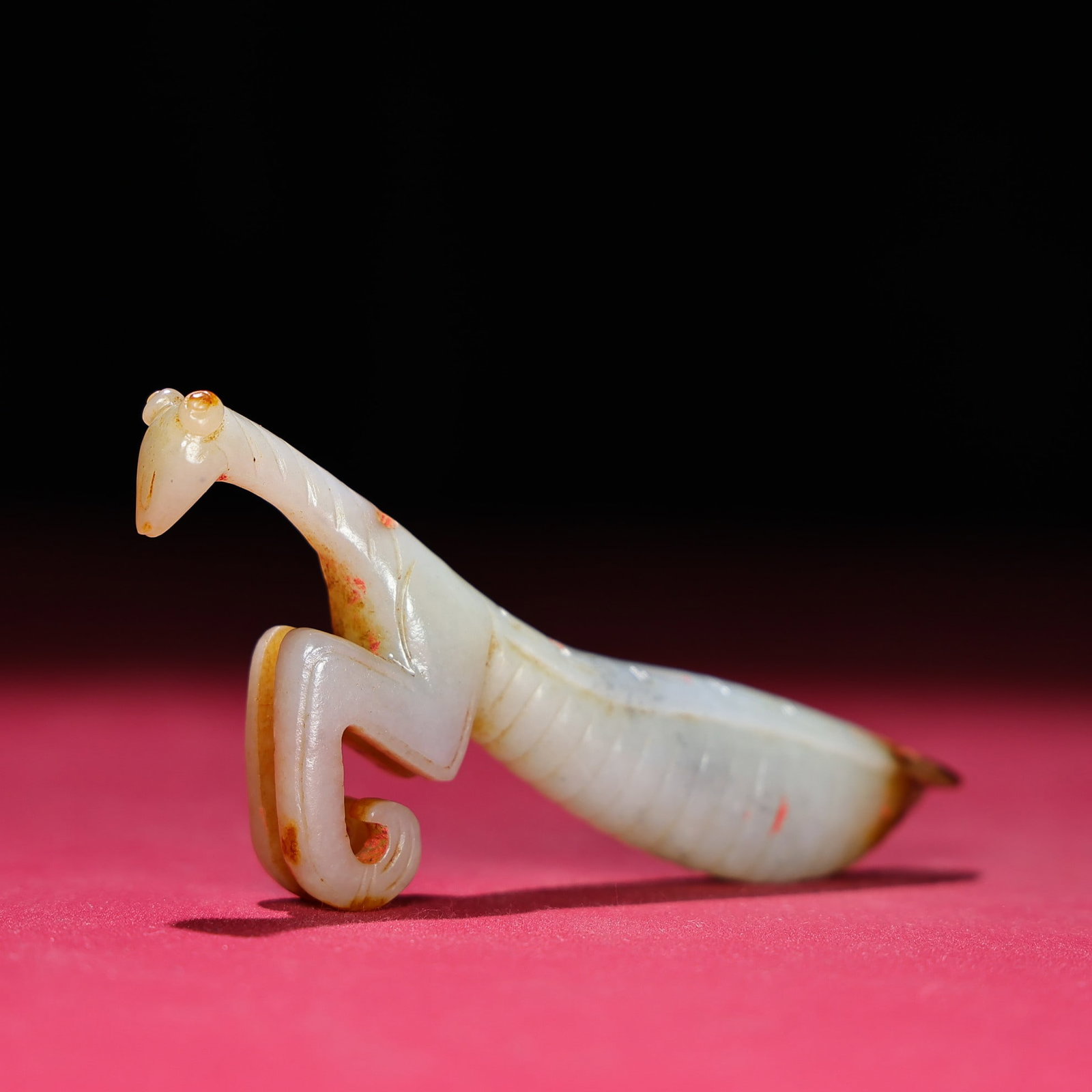 Hetian Jade Pendant - Mantis - 2