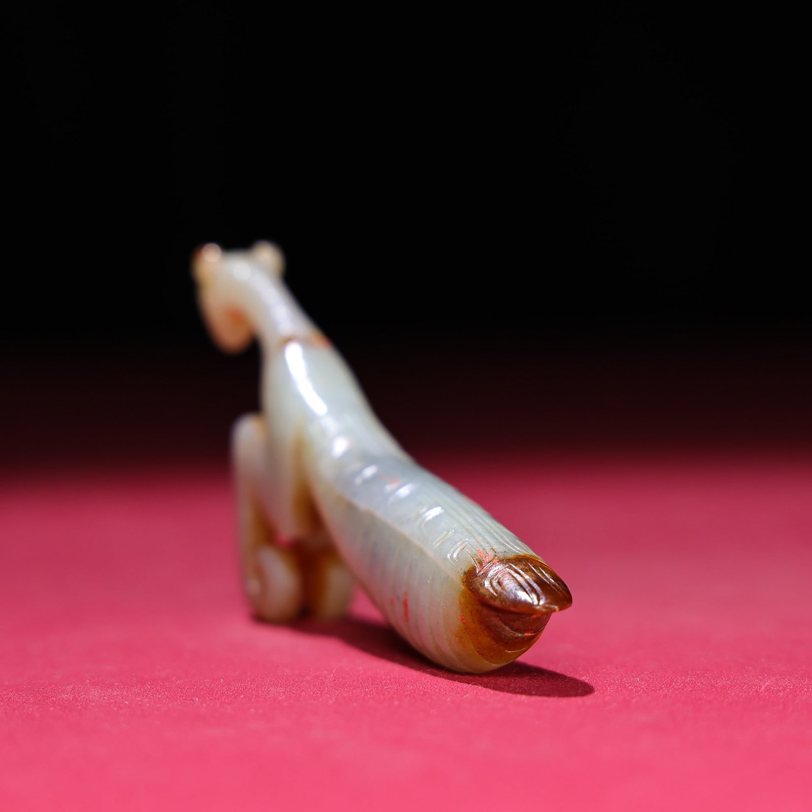 Hetian Jade Pendant - Mantis - 5
