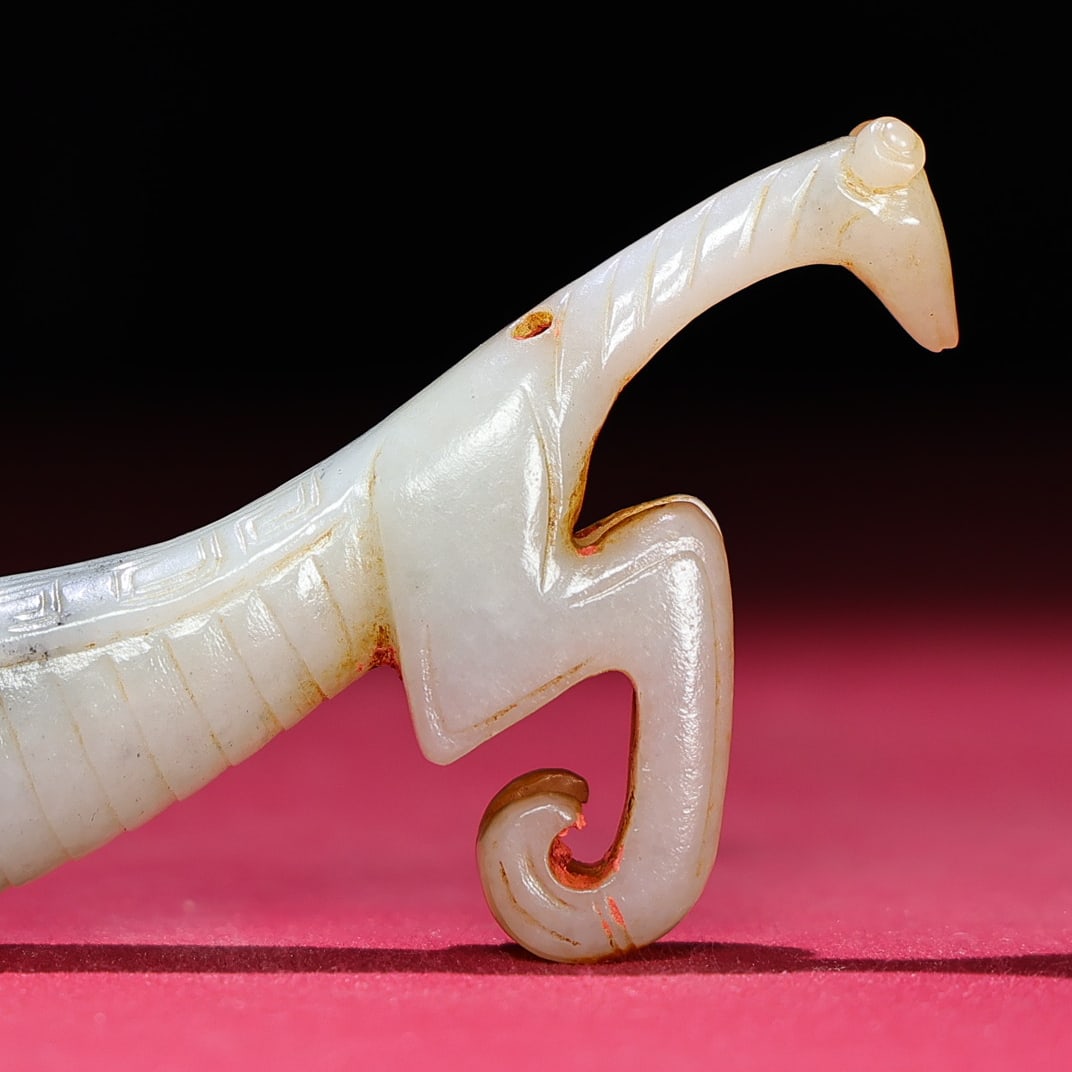 Hetian Jade Pendant - Mantis - 8