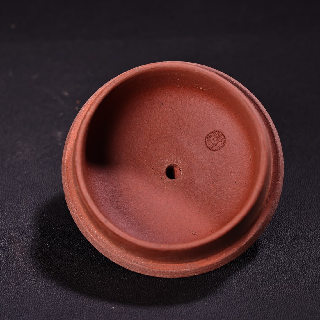 Chinese Yixing Zisha Clay Peach Teapot w Artist Signed - 8