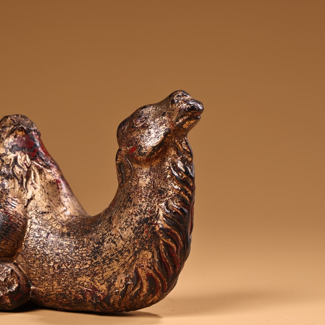 Old Red Copper Camel Statue - 5