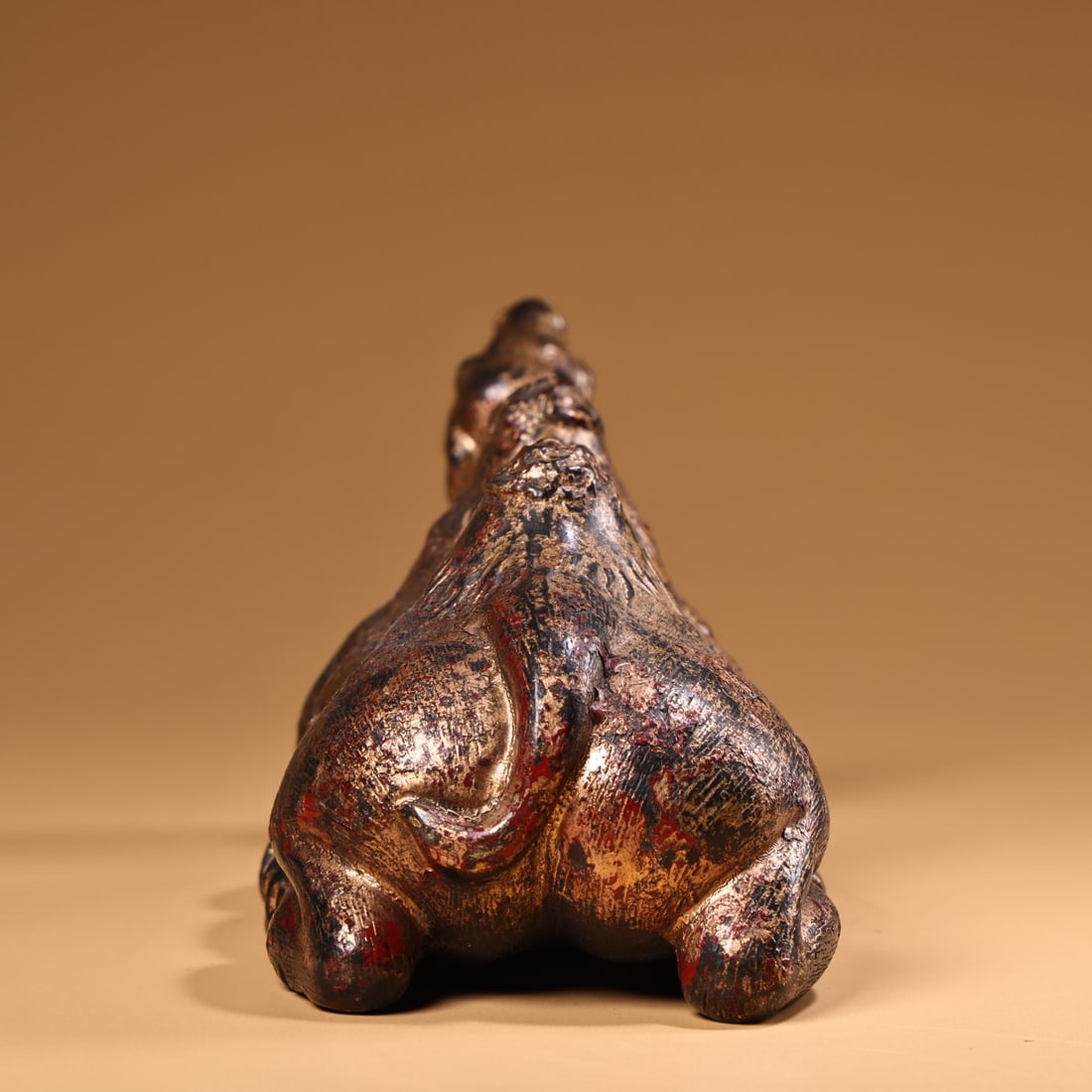 Old Red Copper Camel Statue - 7