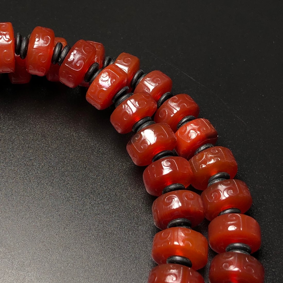 Red Agate Lezi Pendant & Necklace - 3