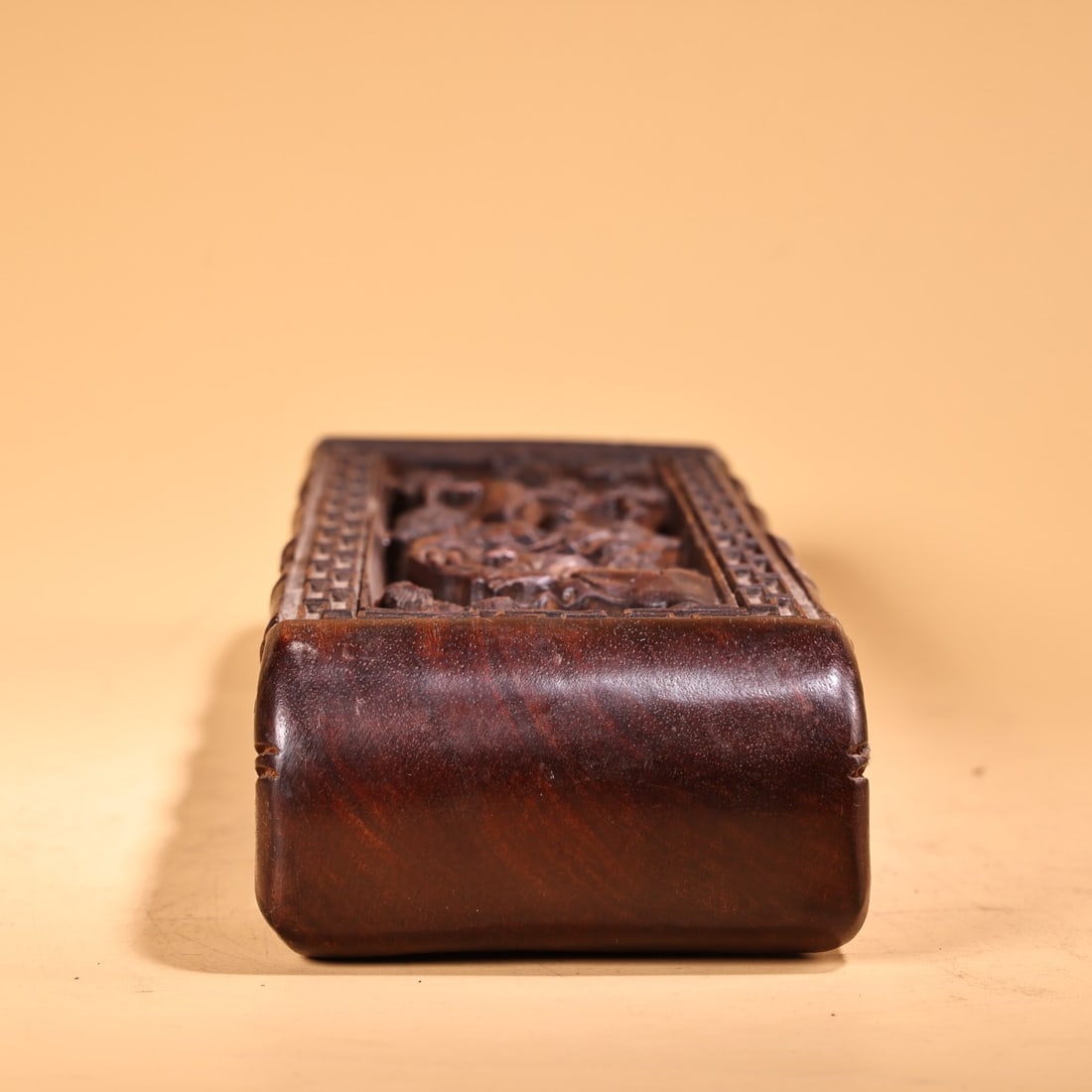 Openwork Wood Hand Carved Pine tree Writing Brush Shelf - 6