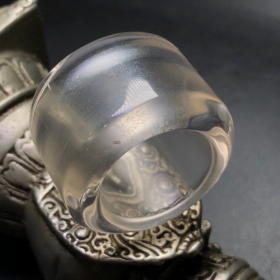 Inside Diameter 22mm Crystal Thumb Ring - 5