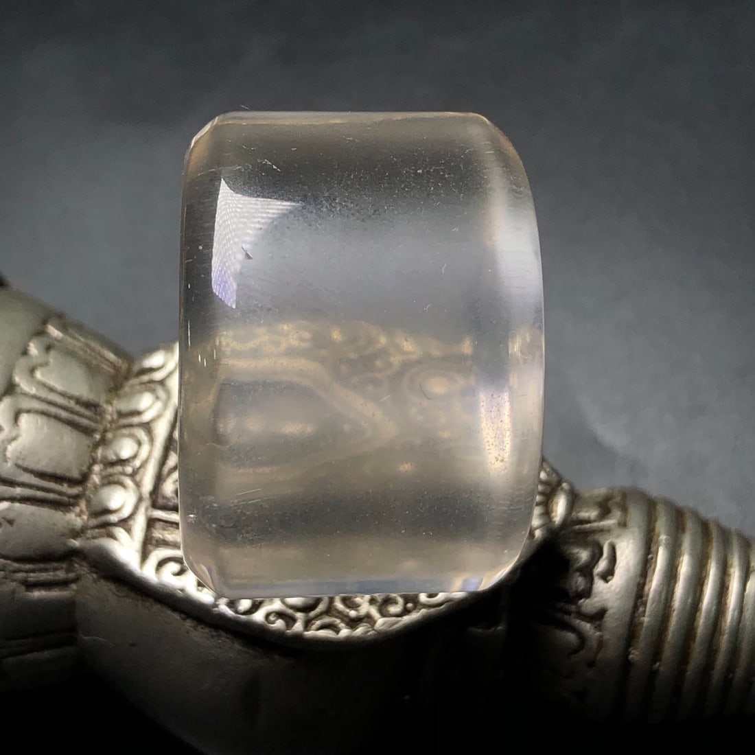 Inside Diameter 22mm Crystal Thumb Ring - 6