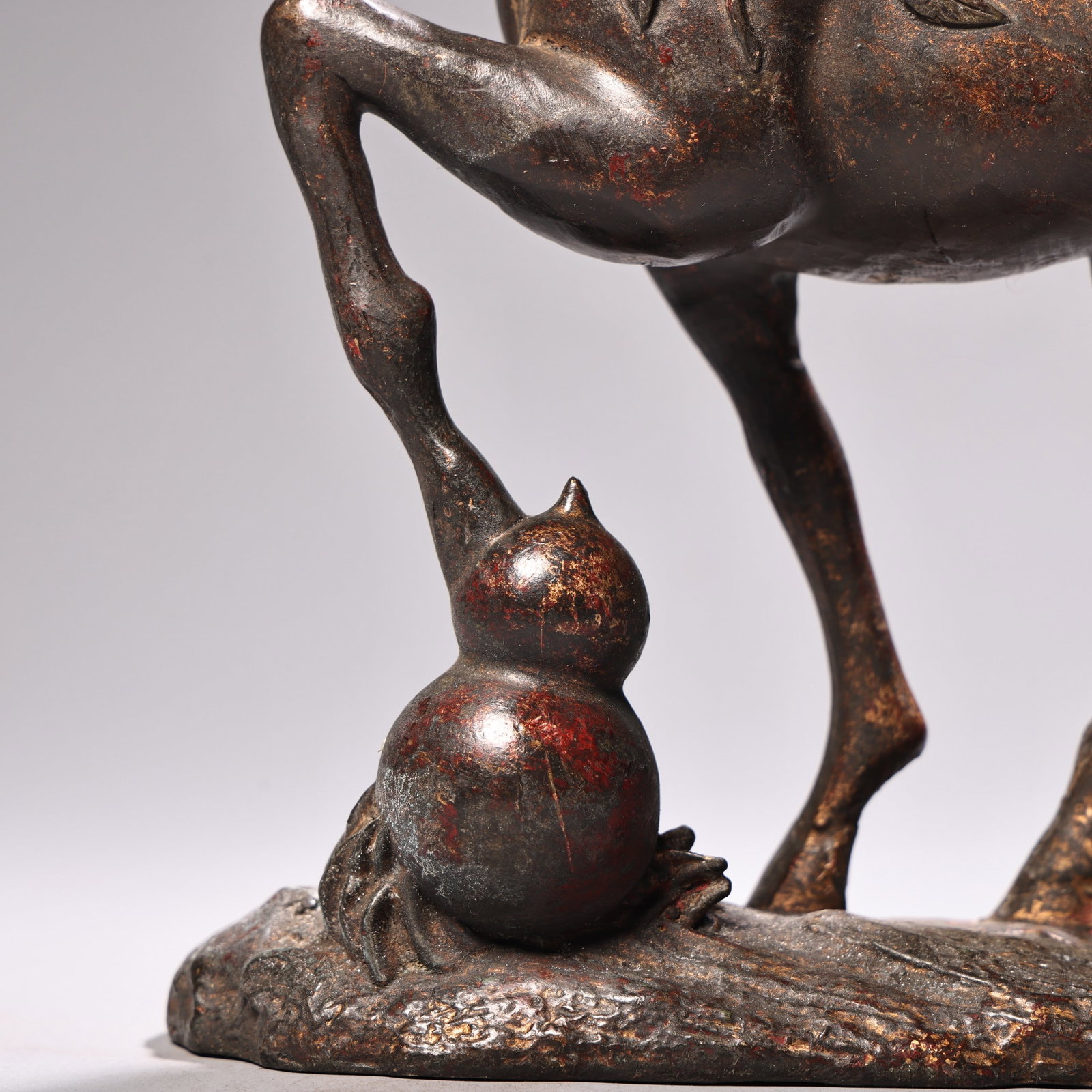Vintage Bronze Deer Statue - 10