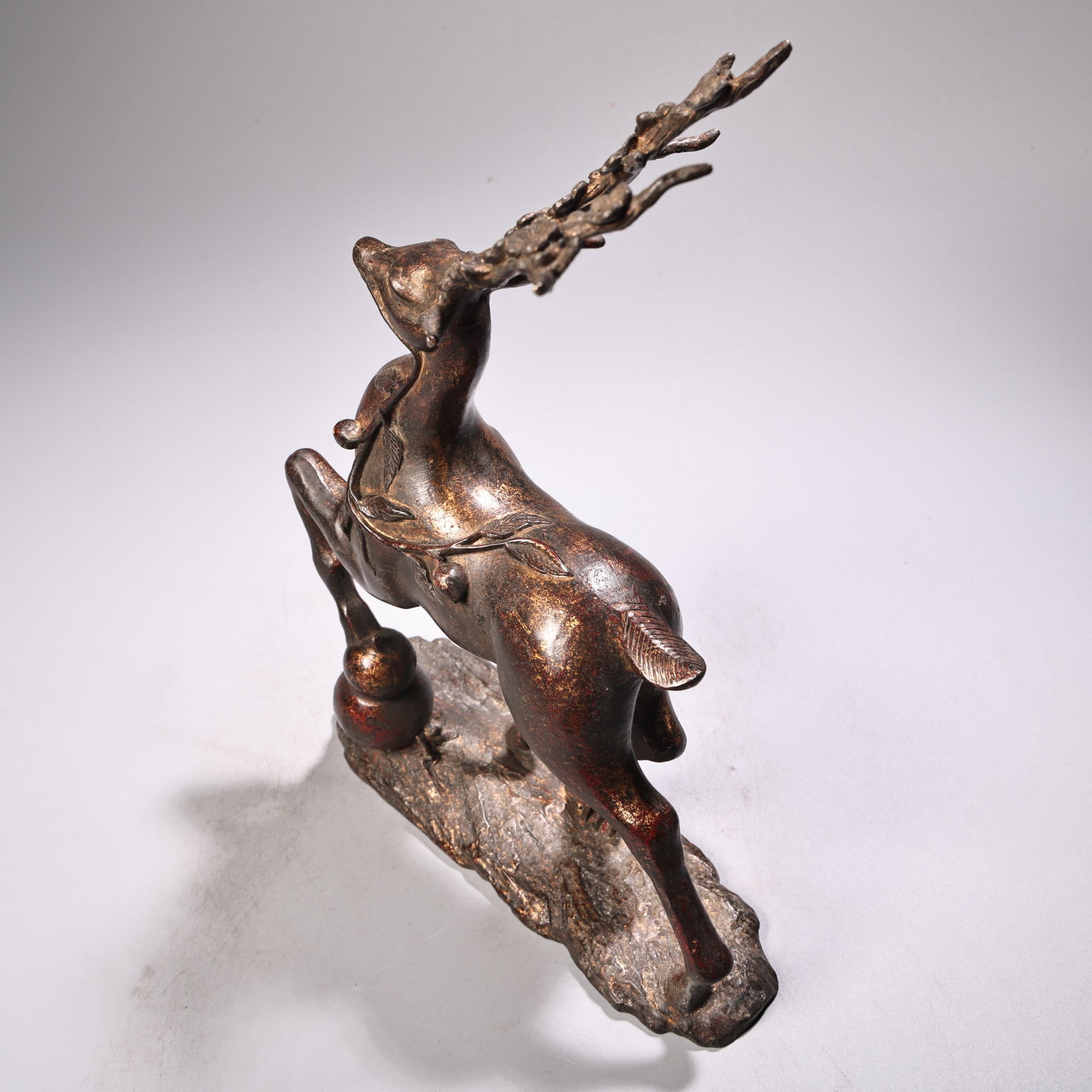 Vintage Bronze Deer Statue - 11