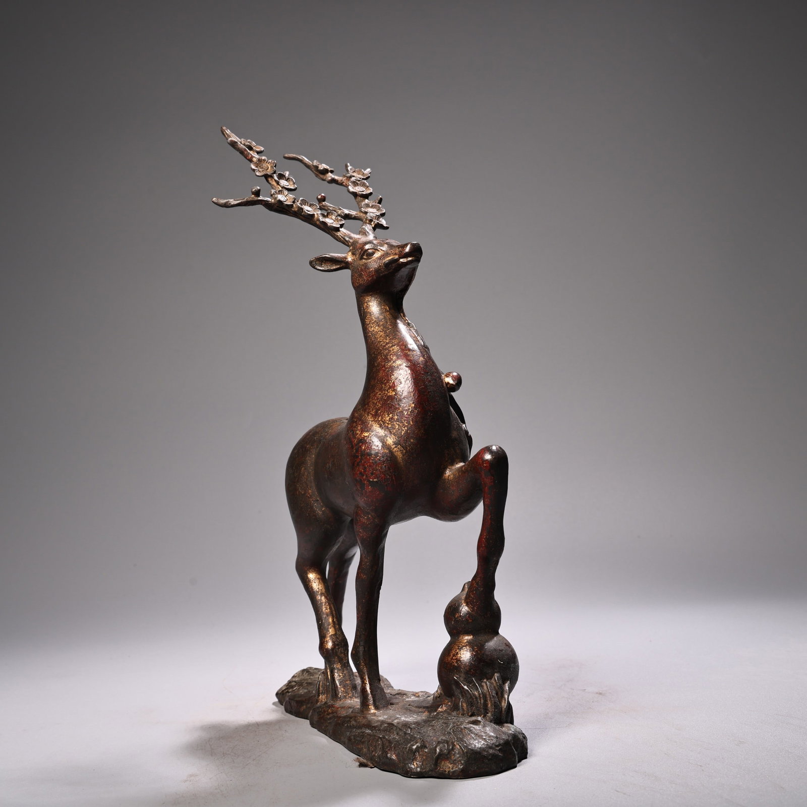 Vintage Bronze Deer Statue - 2
