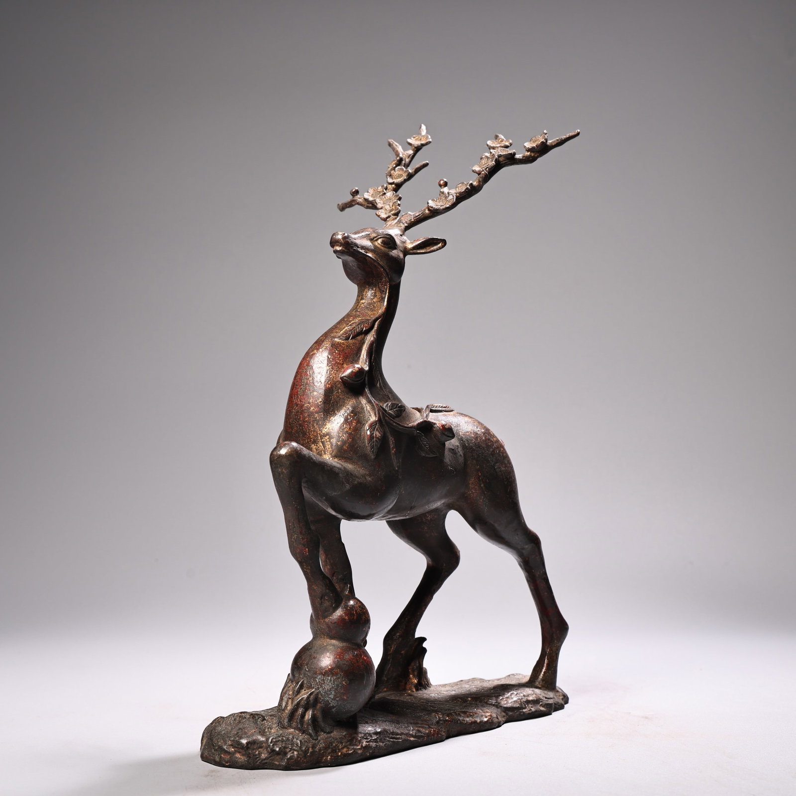 Vintage Bronze Deer Statue - 4