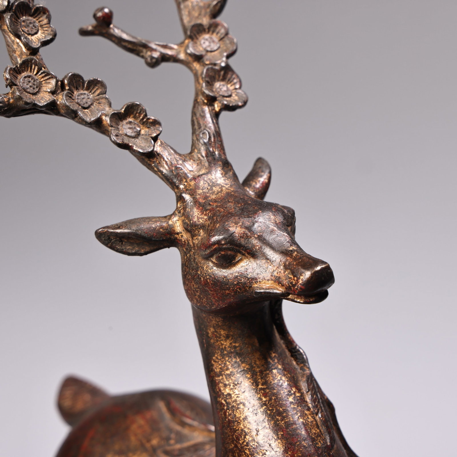 Vintage Bronze Deer Statue - 6