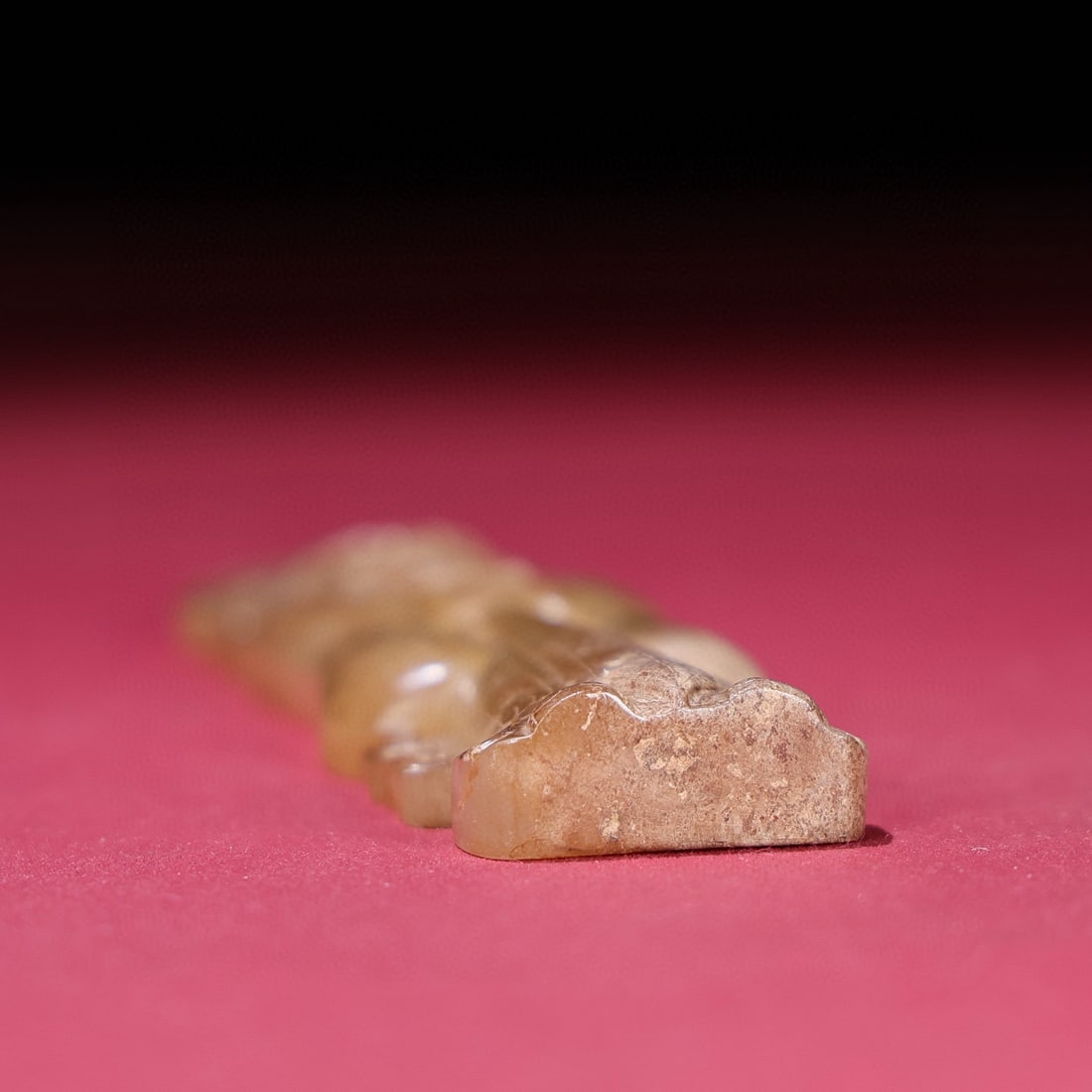 Old Hetian Jade Figure Pendant - 6