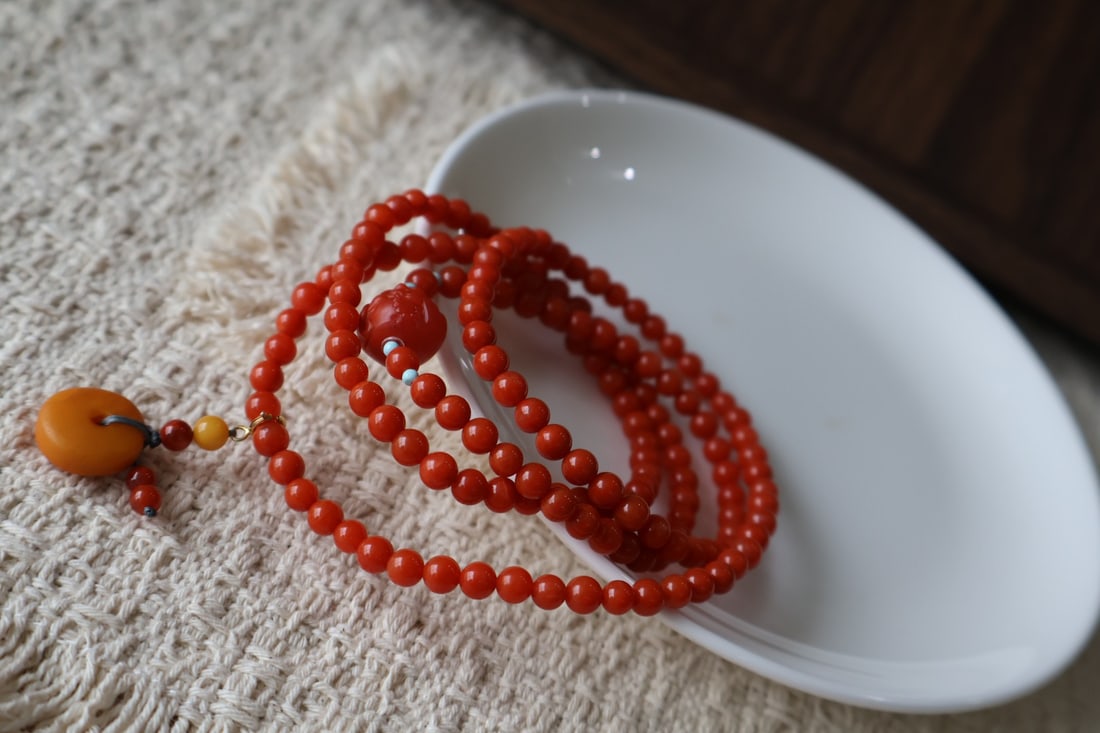 Nanhong Agate Beads Hand Chain - 2