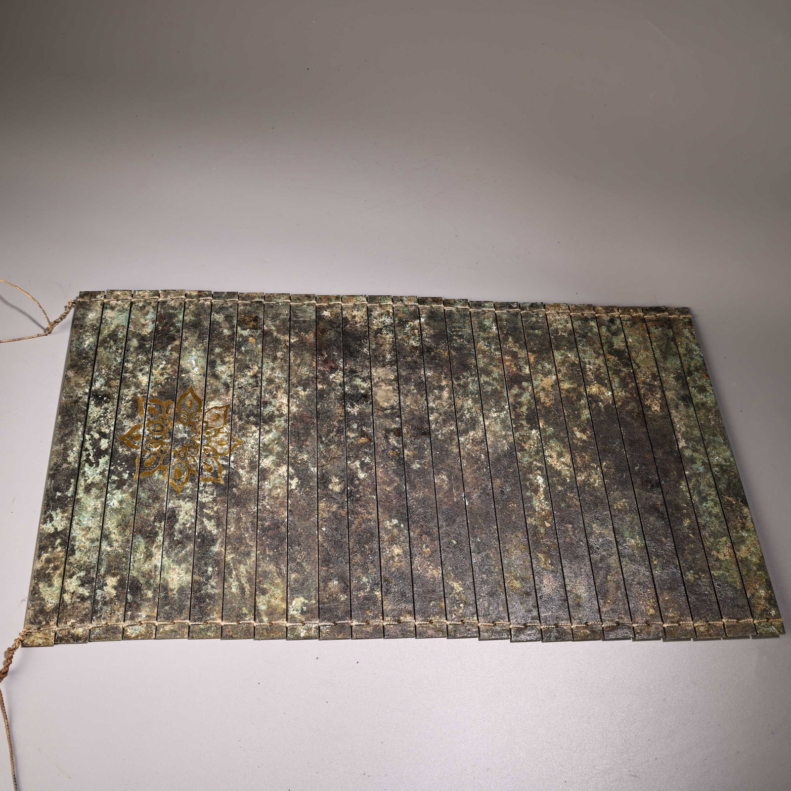 Old Gilt Gold Bronze Book - 11