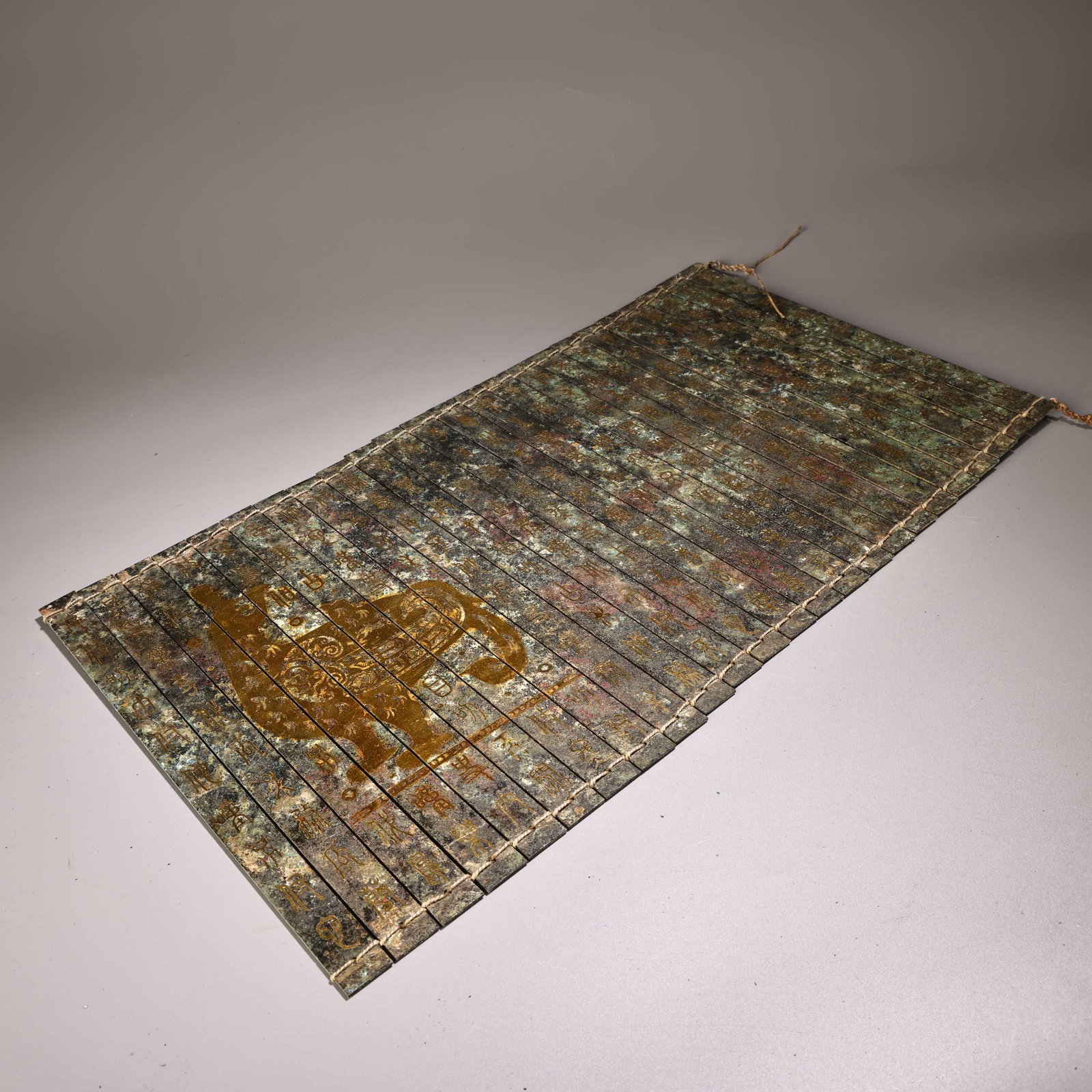 Old Gilt Gold Bronze Book - 6