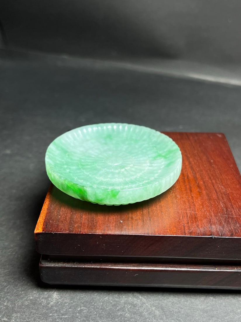 Green Jadeite Small Plate - 3