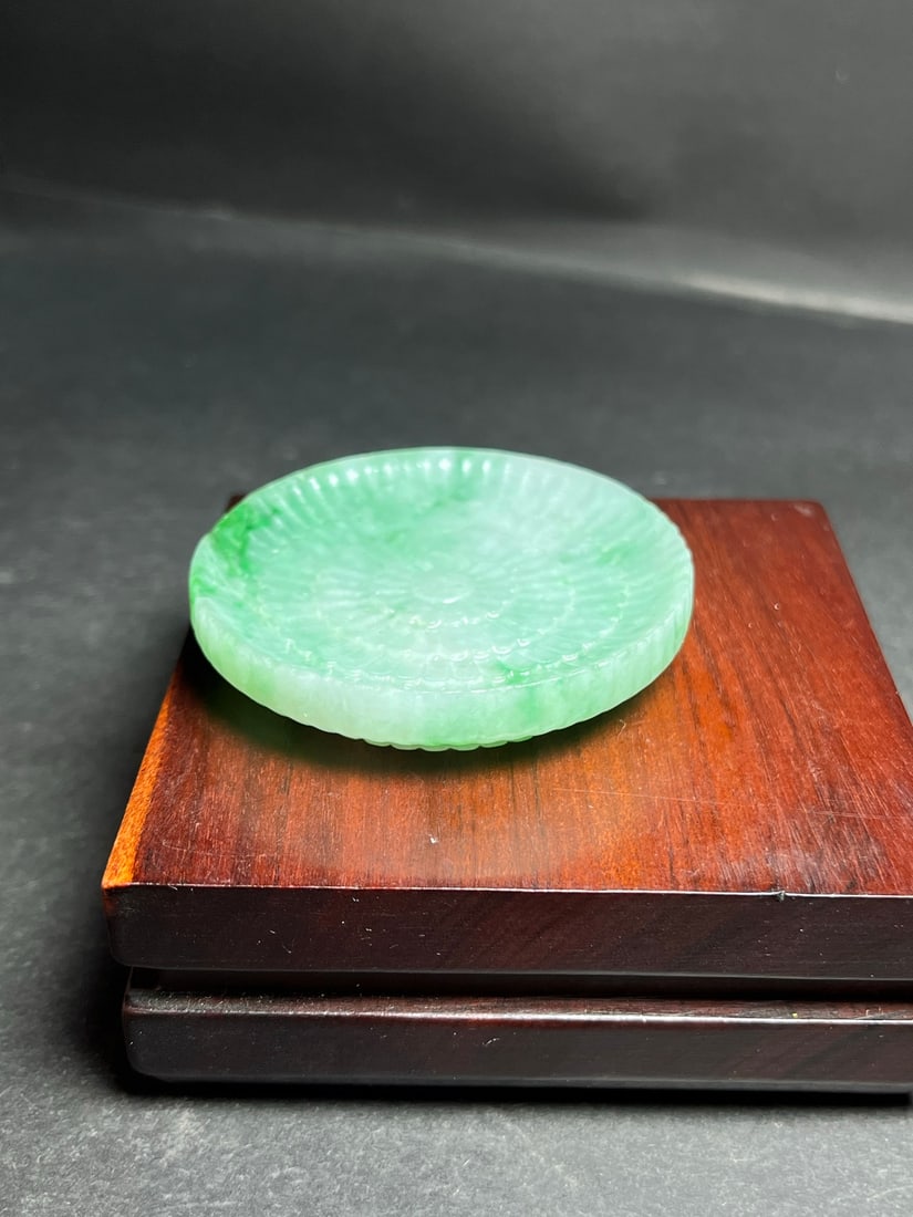 Green Jadeite Small Plate - 4