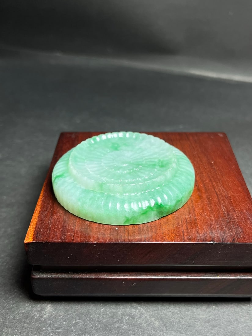 Green Jadeite Small Plate - 5