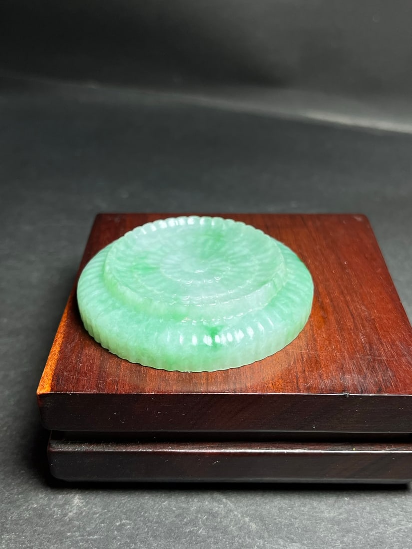 Green Jadeite Small Plate - 6
