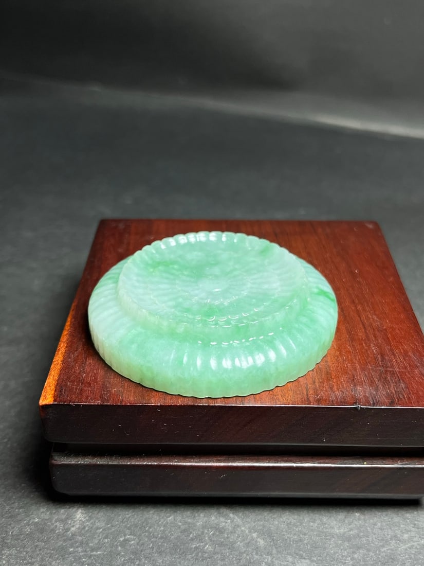 Green Jadeite Small Plate - 7