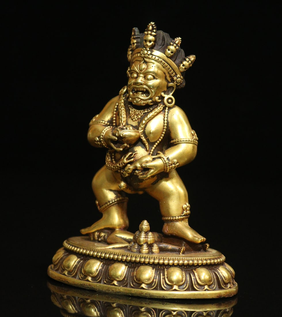 Old Bronze Buddha Statue - 2