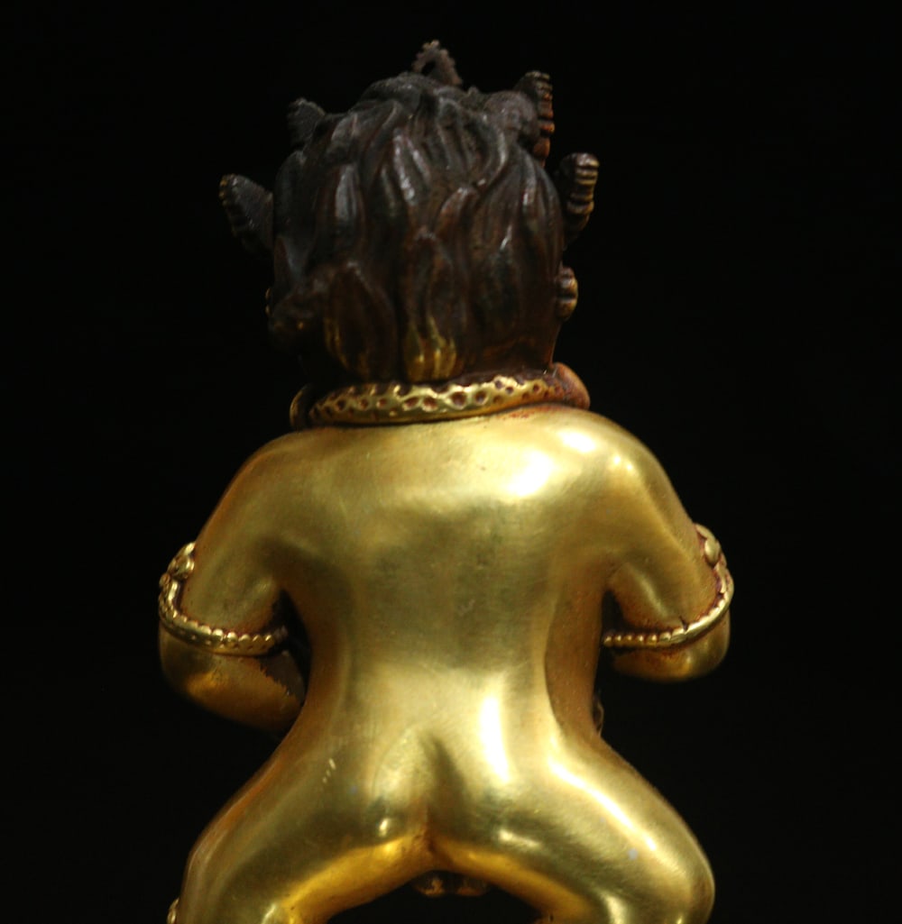 Old Bronze Buddha Statue - 7