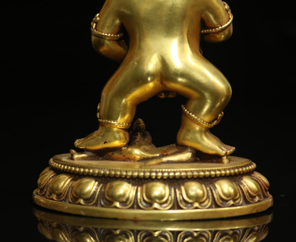 Old Bronze Buddha Statue - 8