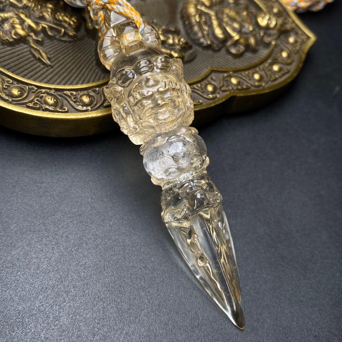 Old Crystal Pestle Xiangmo Pendant - 8