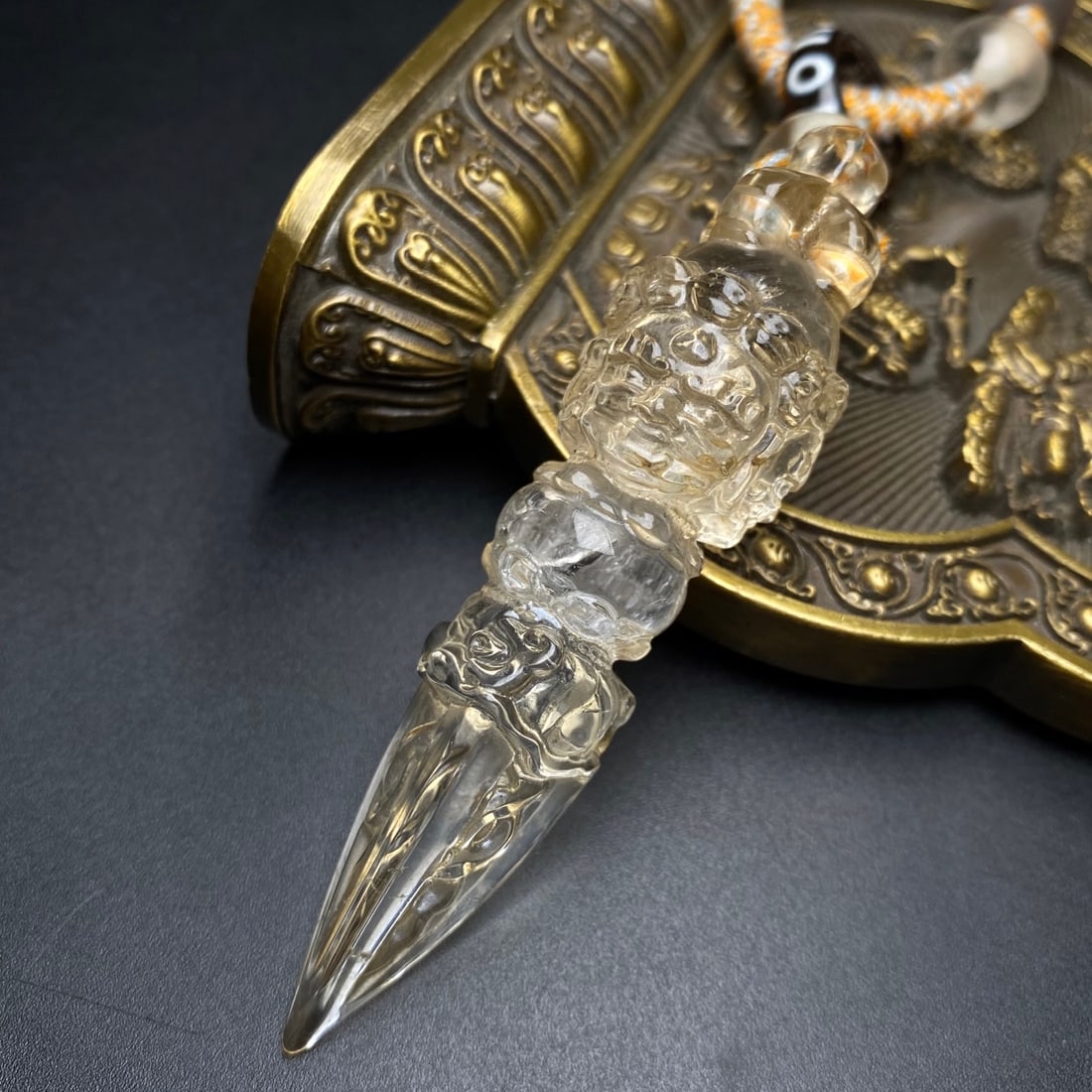 Old Crystal Pestle Xiangmo Pendant - 9