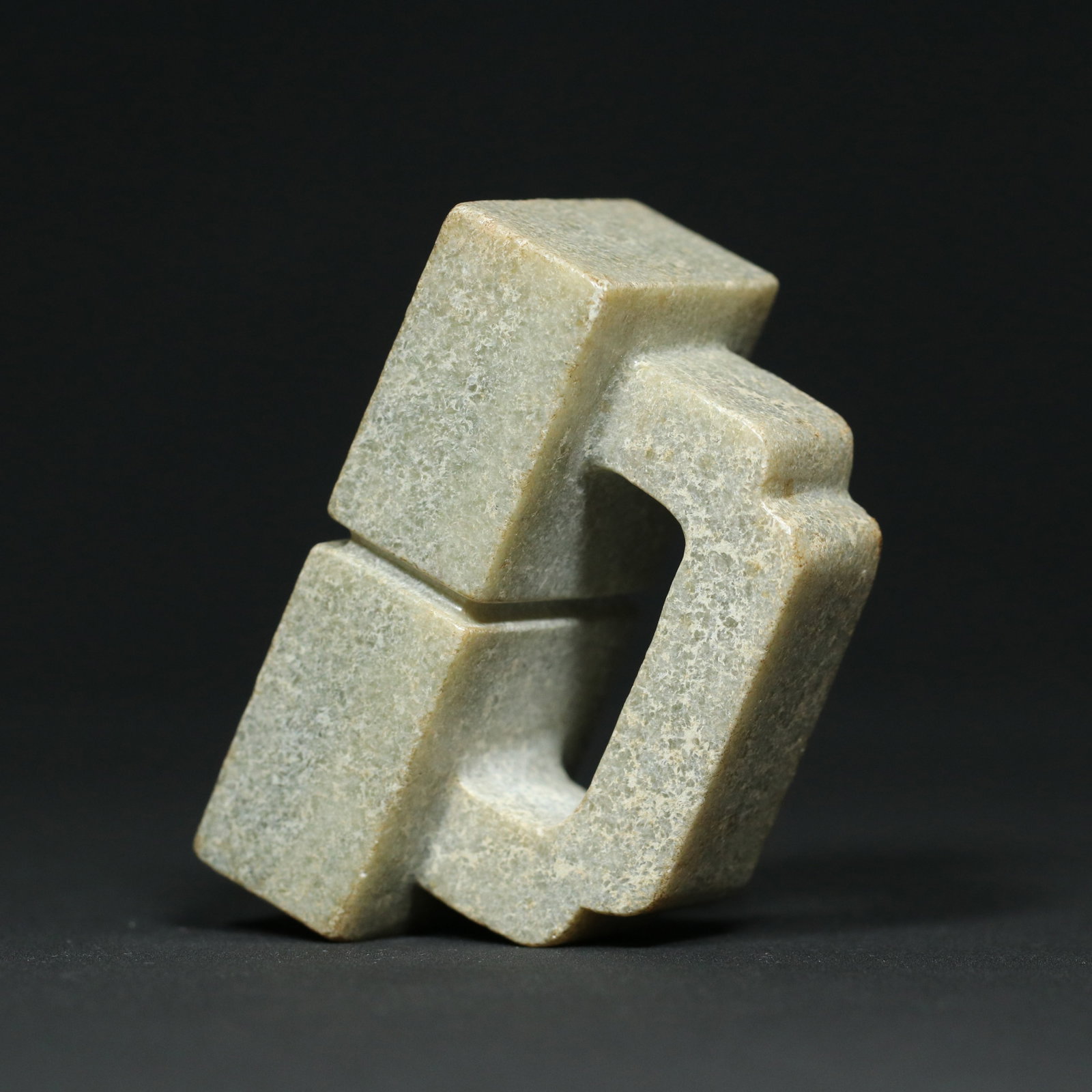 Old Hetian Jade Seal - 5