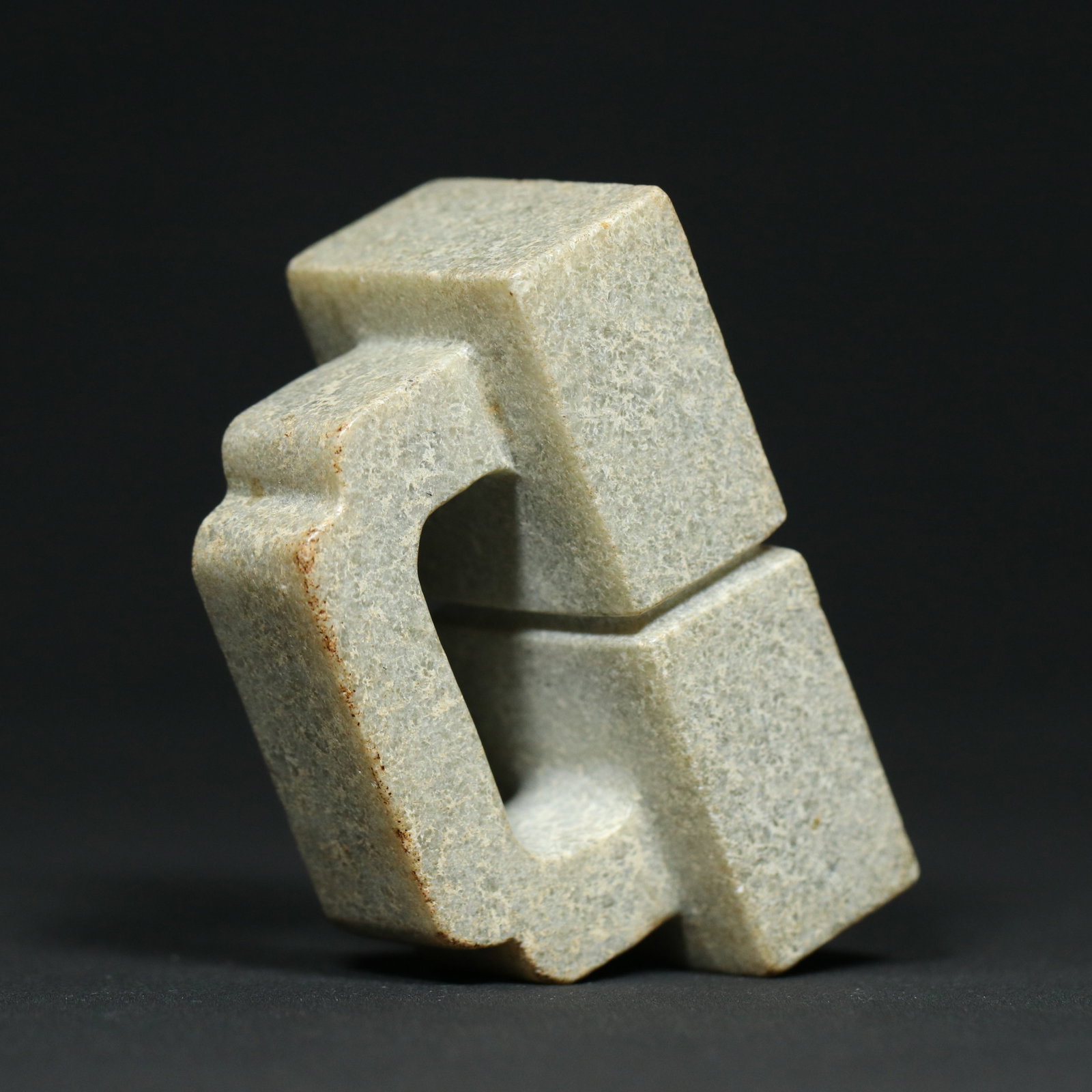 Old Hetian Jade Seal - 6