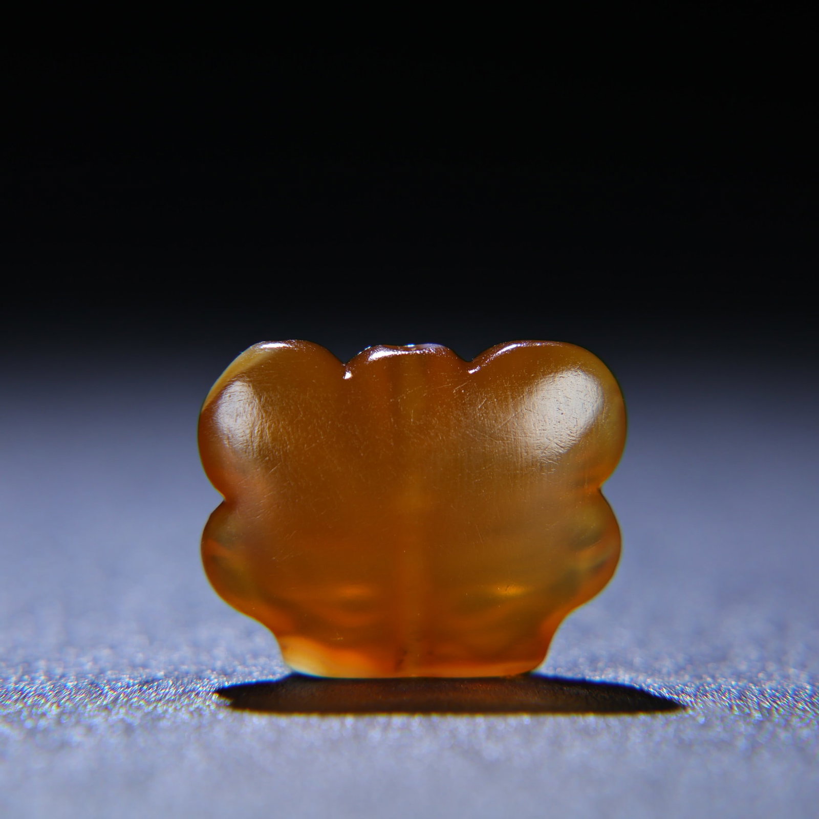 Agate Hand-Carved Pendant w Tiger - 8