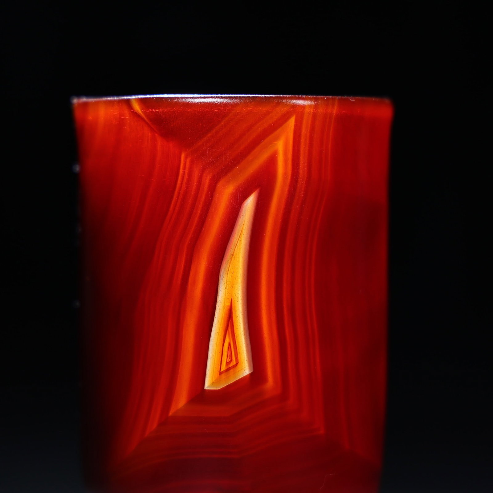 Natural Red Agate Win Cup - 8