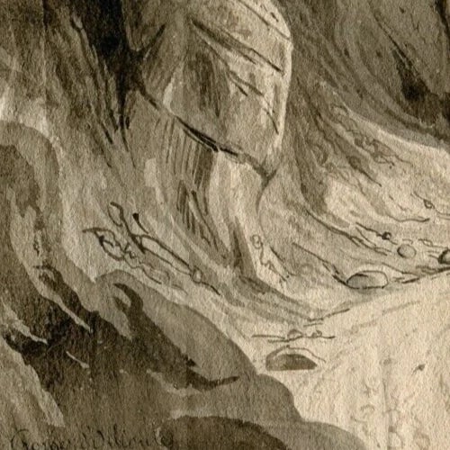 Antique Original Landscape Gorges Ollioules, Mountain, Marseille, Toulon 1850 - 3