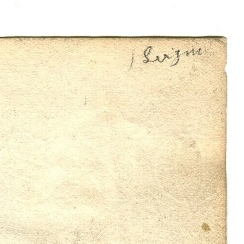 19th century Loigny Landscape Church People Drawing Antique Pencil Original - 4
