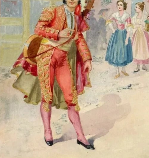Barber of Seville - Drawing Vintage Art Deco Gouache Illustration - 7